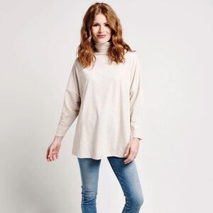 Mod Ref The Cordelia Top Oatmeal Size Small